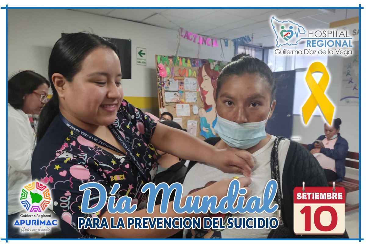 HOSPITAL SE UNE A LA CONMEMORACIÓN DEL DÍA MUNDIAL PARA LA PREVENCIÓN DEL SUICIDIO