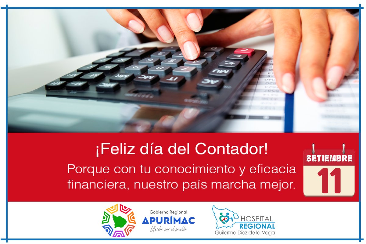 HOSPITAL SALUDA A TODOS LOS CONTADORES PÚBLICOS EN SU DÍA