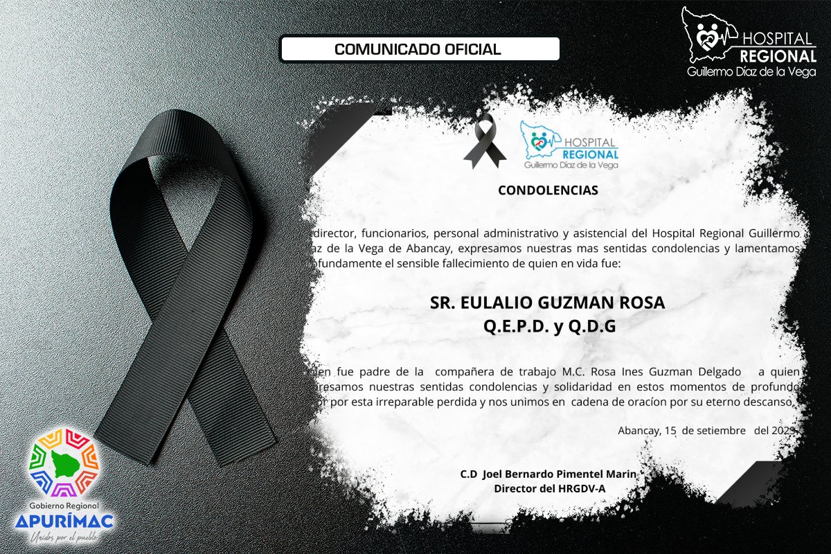 COMUNICADO DE CONDOLENCIA 11-2025