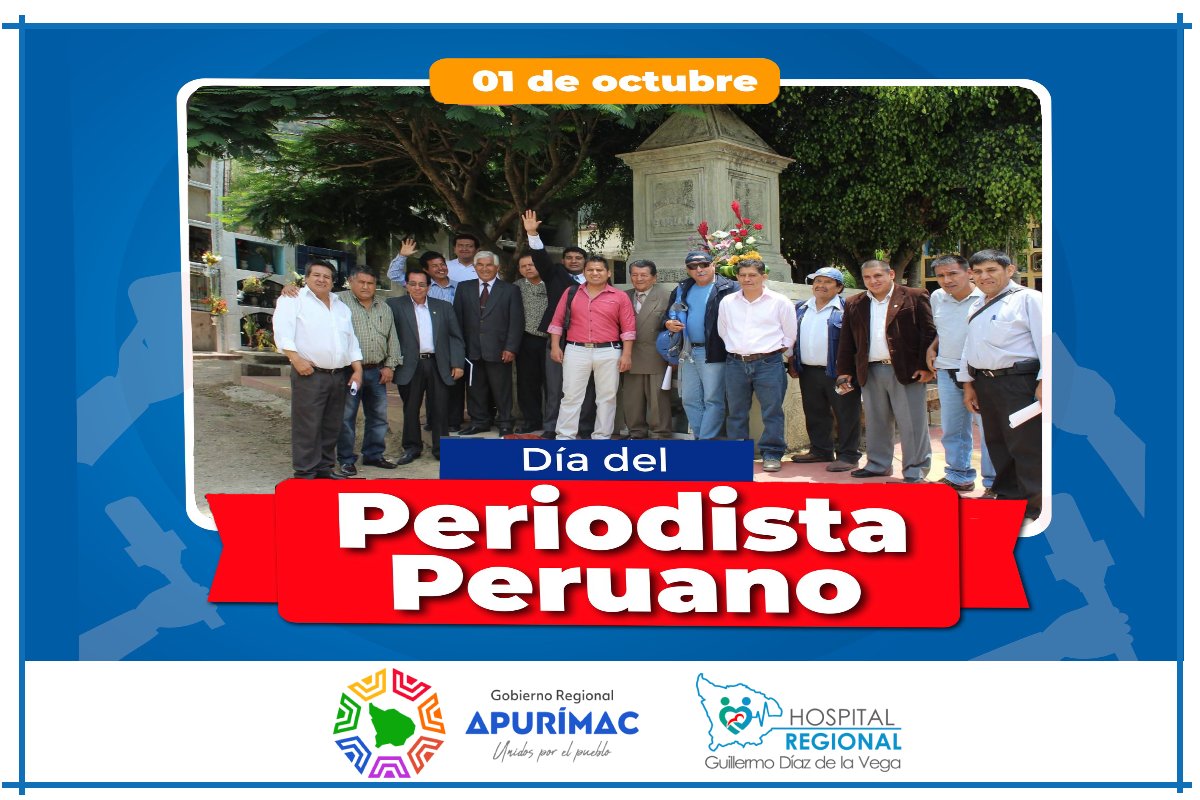 HOSPITAL REGIONAL SALUDA A TODOS LOS PERIODISTAS EN SU DÍA